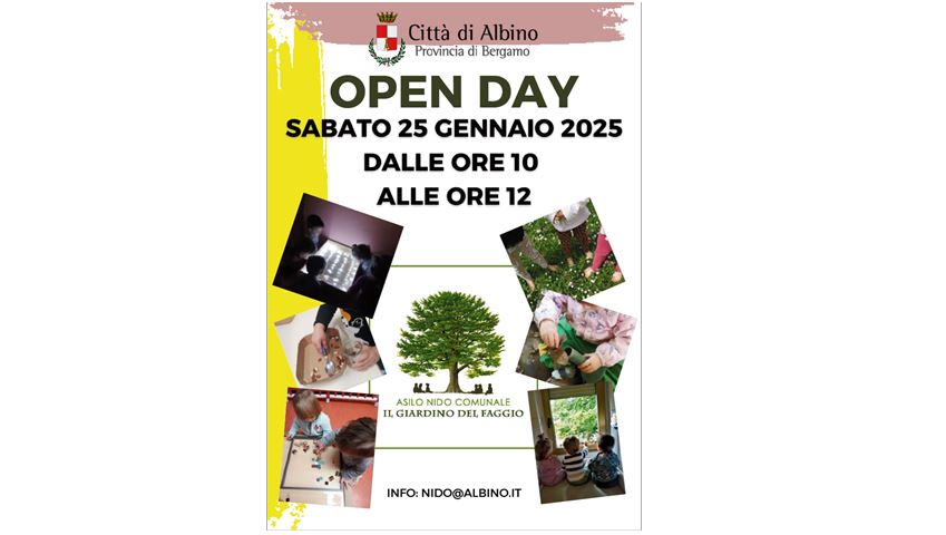 Open day asilo nido comunale "Il giardino del faggio"